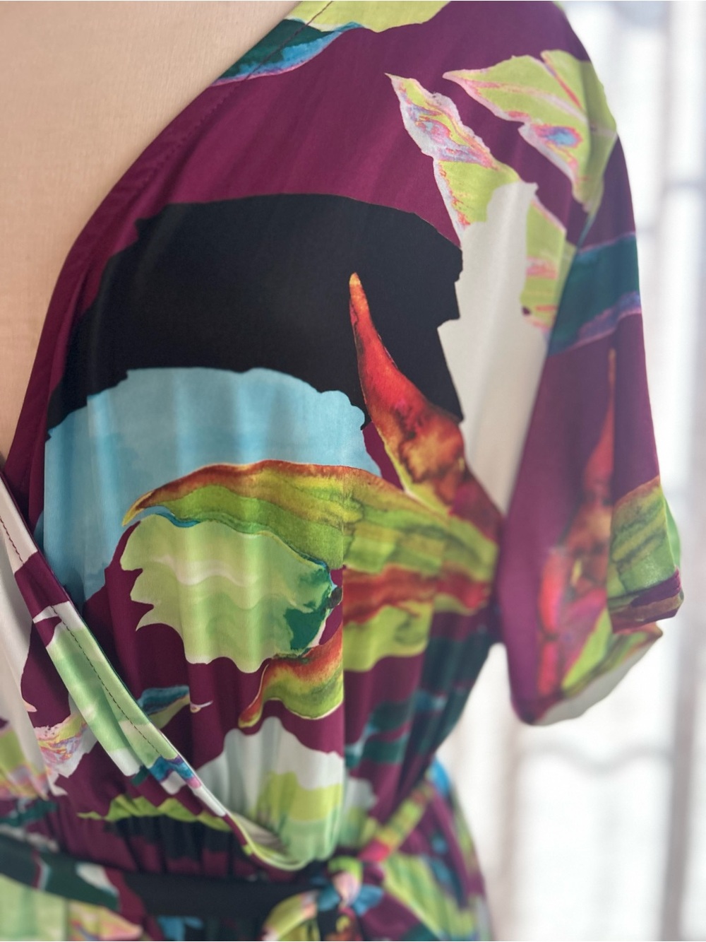 Seven7 Multi-Color Abstract Maxi Dress - Picture 3 of 12